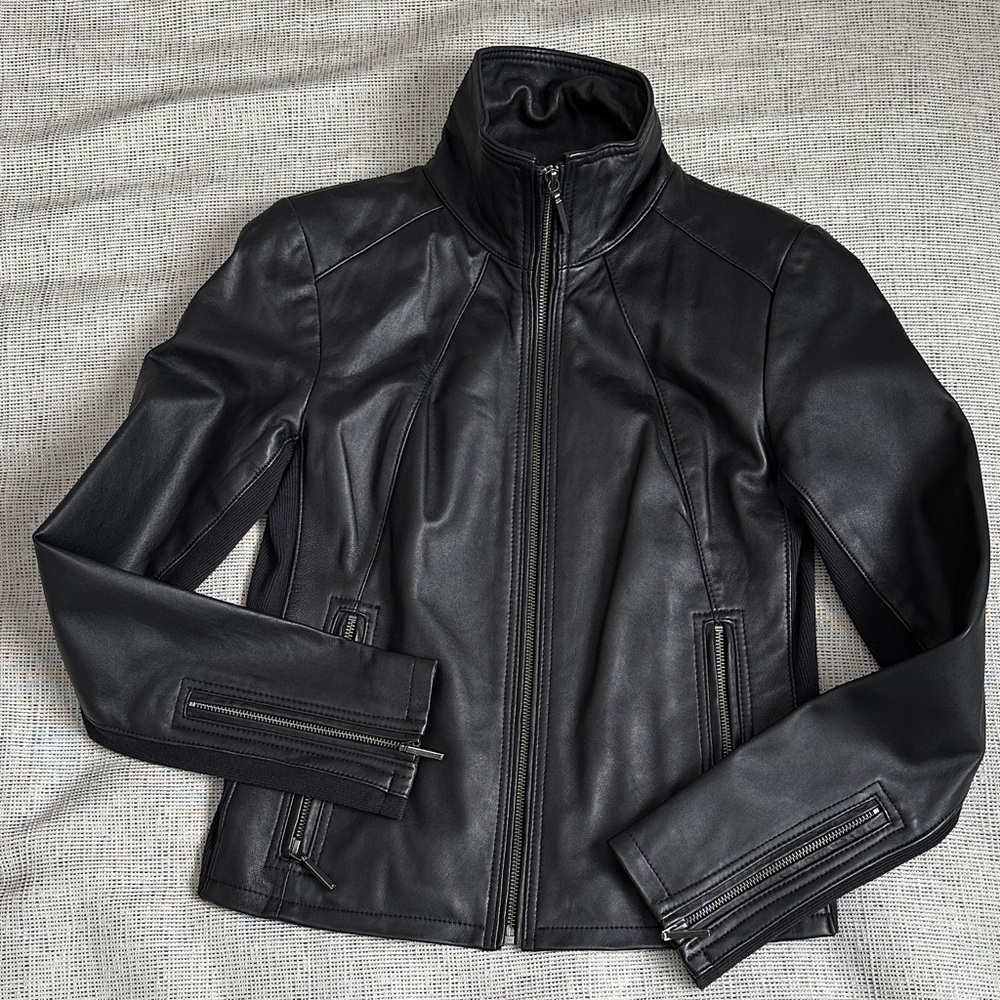 Boston Harbour leather jacket